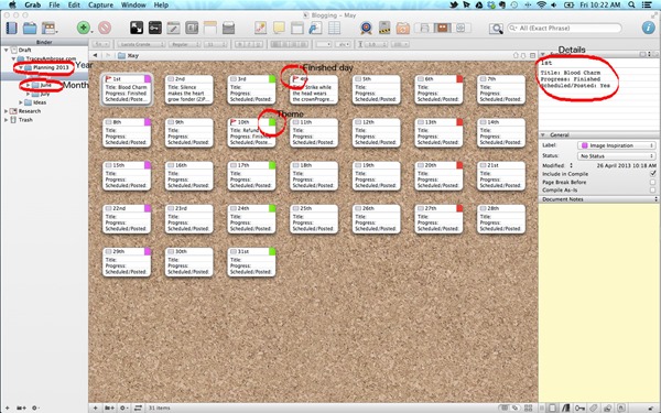 editorial-schedule-scrivener